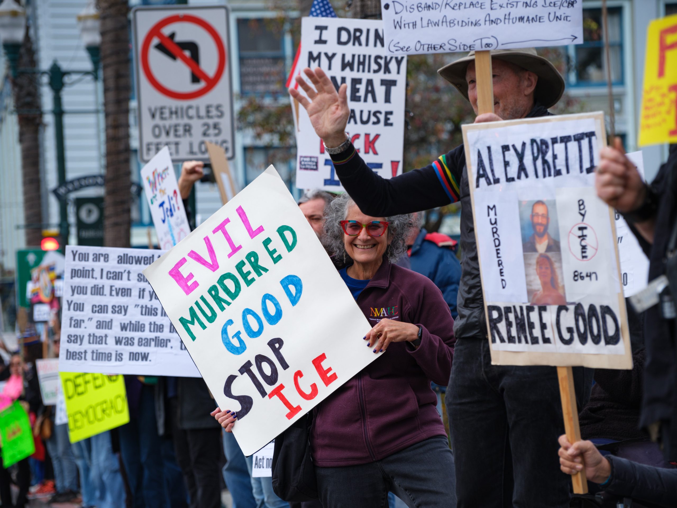 In the Public Interest: Monitoring ICE; temperature rising over rail line; protesting Trump immigration enforcement