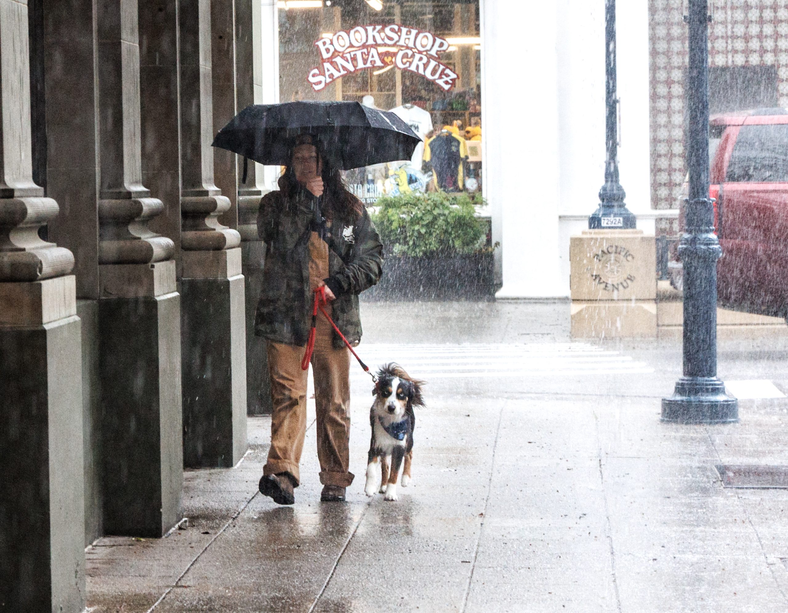 More than 6,000 without power Tuesday afternoon as rain, wind and thunder hit county; possibility of light snowfall in mountains