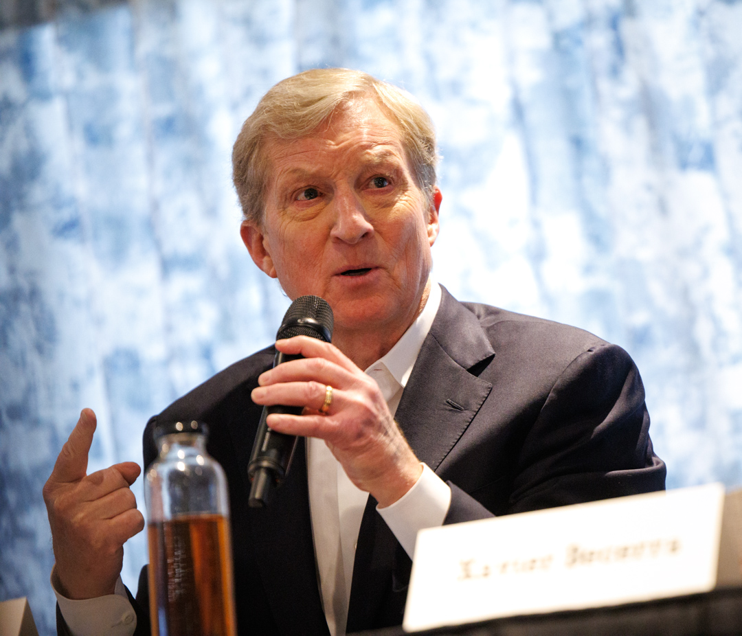 Tom Steyer says the right things. His record says otherwise.
