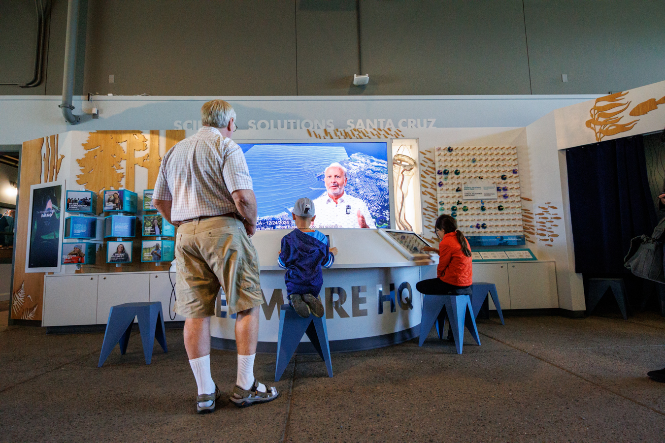 Seymour Marine Discovery Center's new permanent exhibit draws curious visitors for soft opening