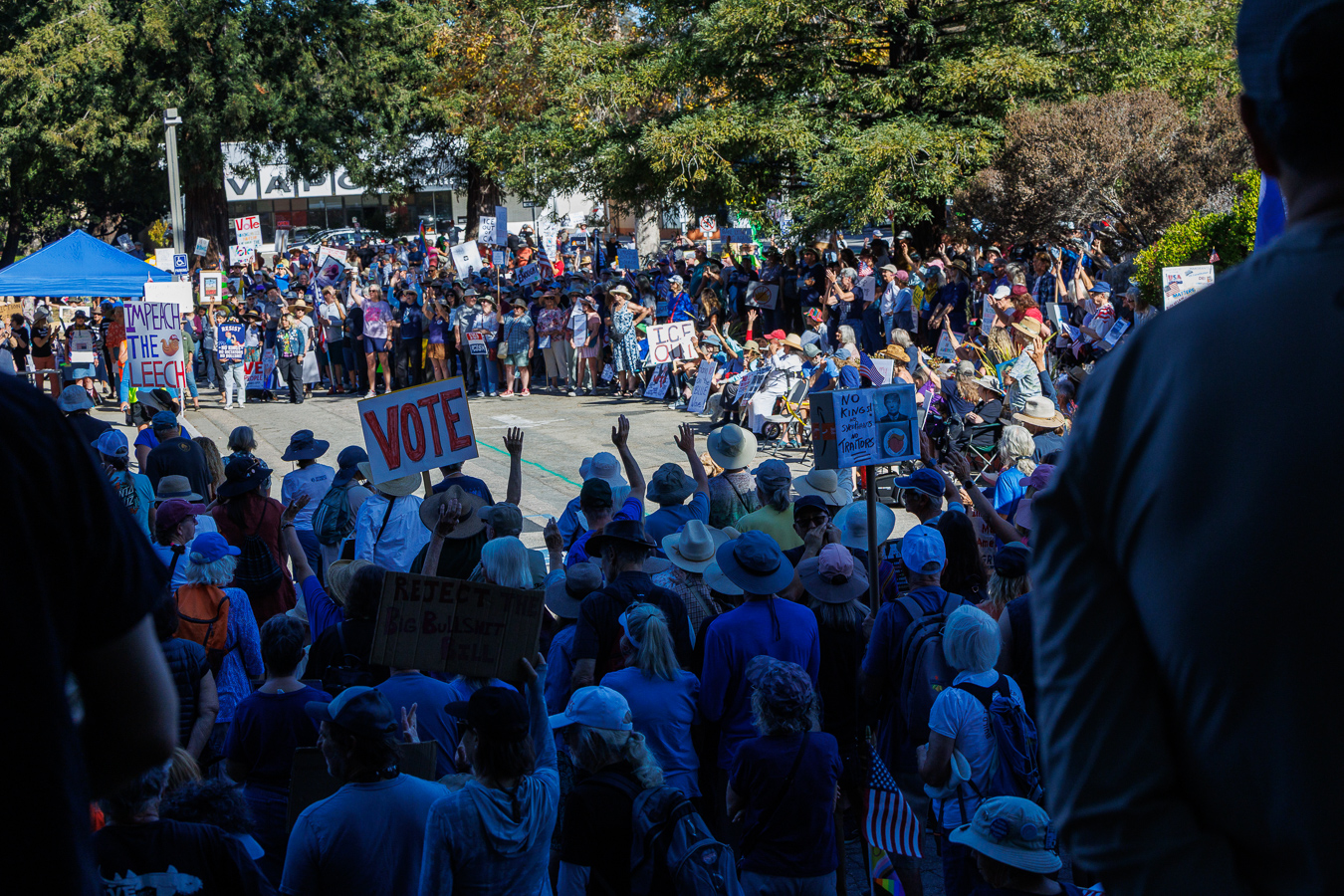 No Kings rally in Santa Cruz: Scenes from Saturday’s protest in photos